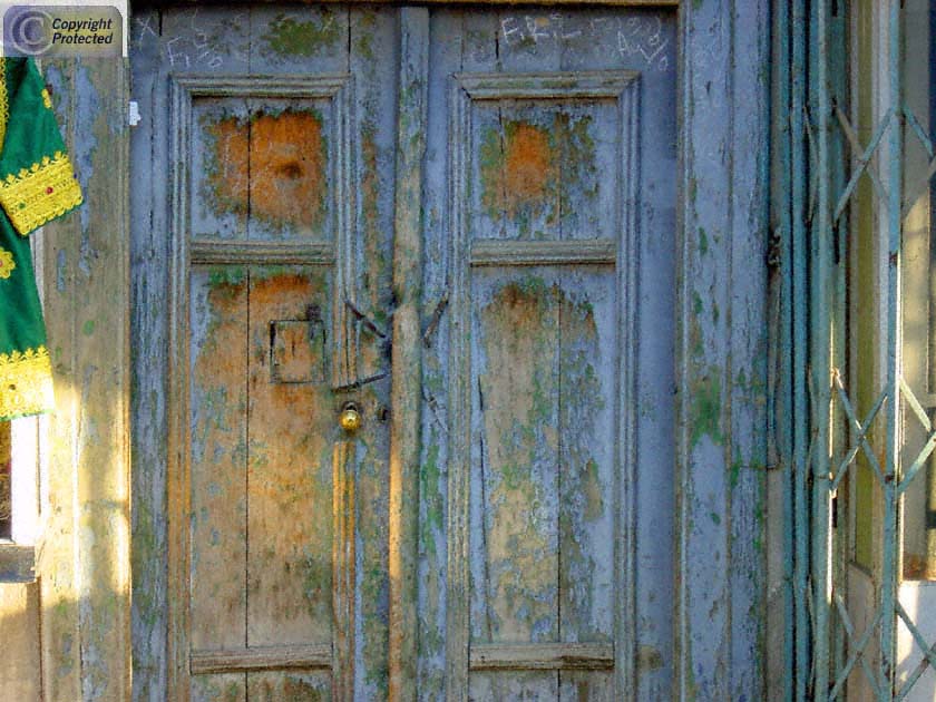 Blue Door on Chicken Street